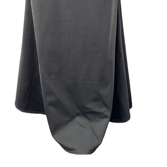 Halara Womens Size Large V Neck Mermaid Maxi Dress Black Adjustable Straps NWOT - Picture 7 of 11